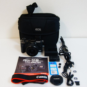 [캐논] EOS M6 블랙 미러리스 카메라 번들셋 팝니