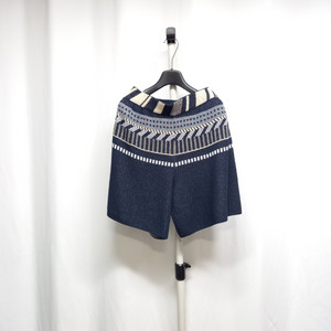 새 랑방 LANVIN 4부5부 니트 반바지 팬츠 F