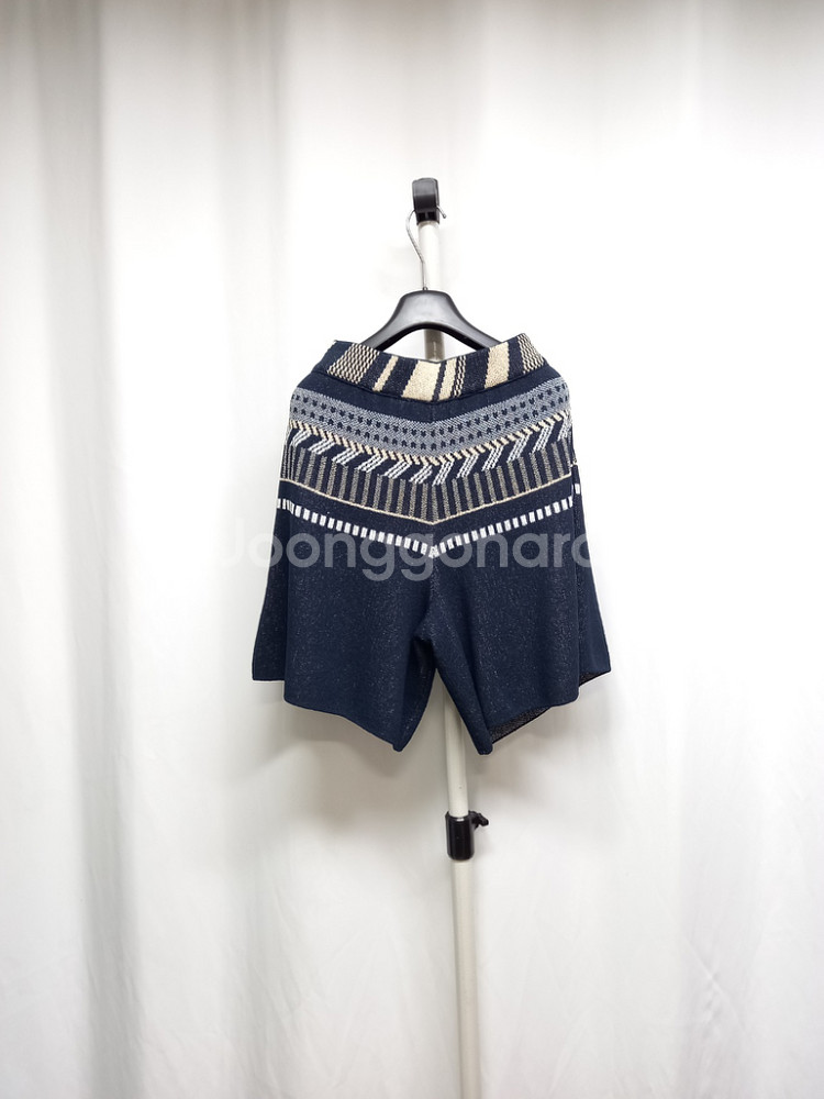 새 랑방 LANVIN 4부5부 니트 반바지 팬츠 F--1