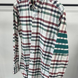 [95] 톰브라운 체크 사선완장 셔츠