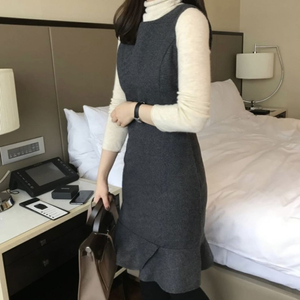 민소매 머메이드 원피스