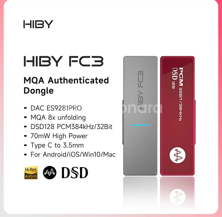 Hiby fc3 꼬다리 DAC팝니다.가격내림--1