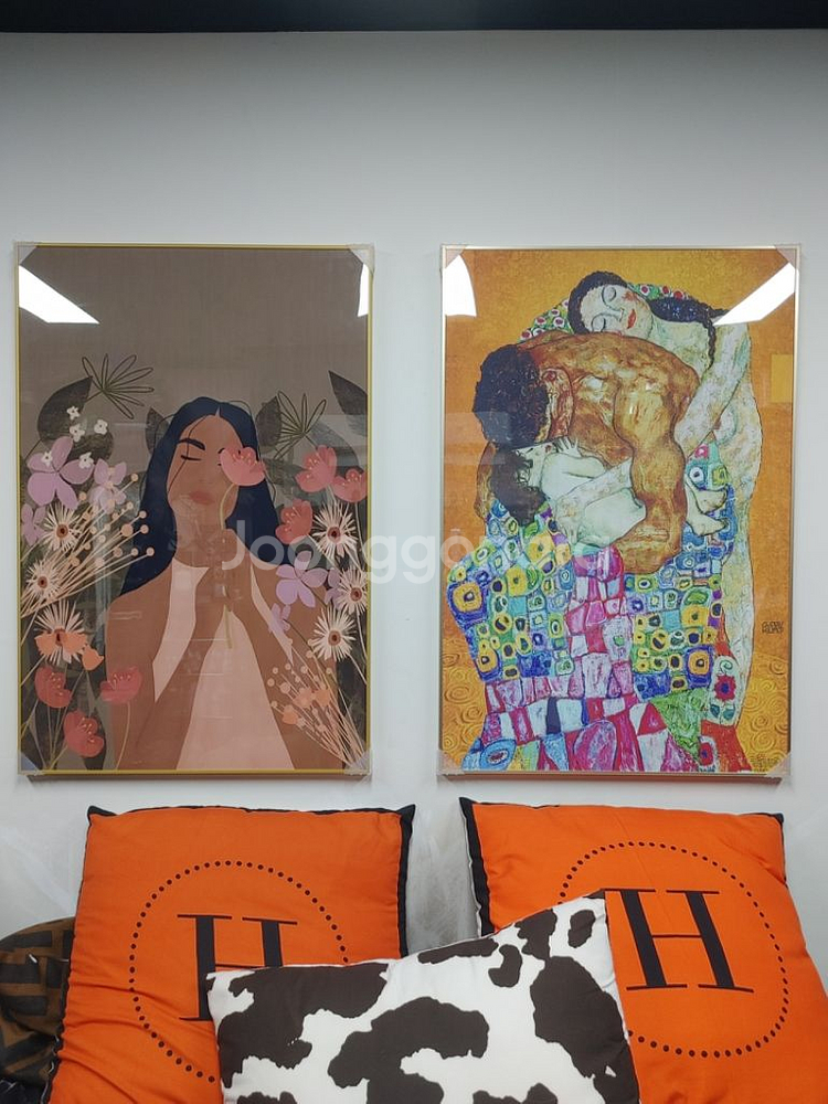 럭셔리 플라워 여인 대형 꽃 그림액자 인테리어액자 소품--6