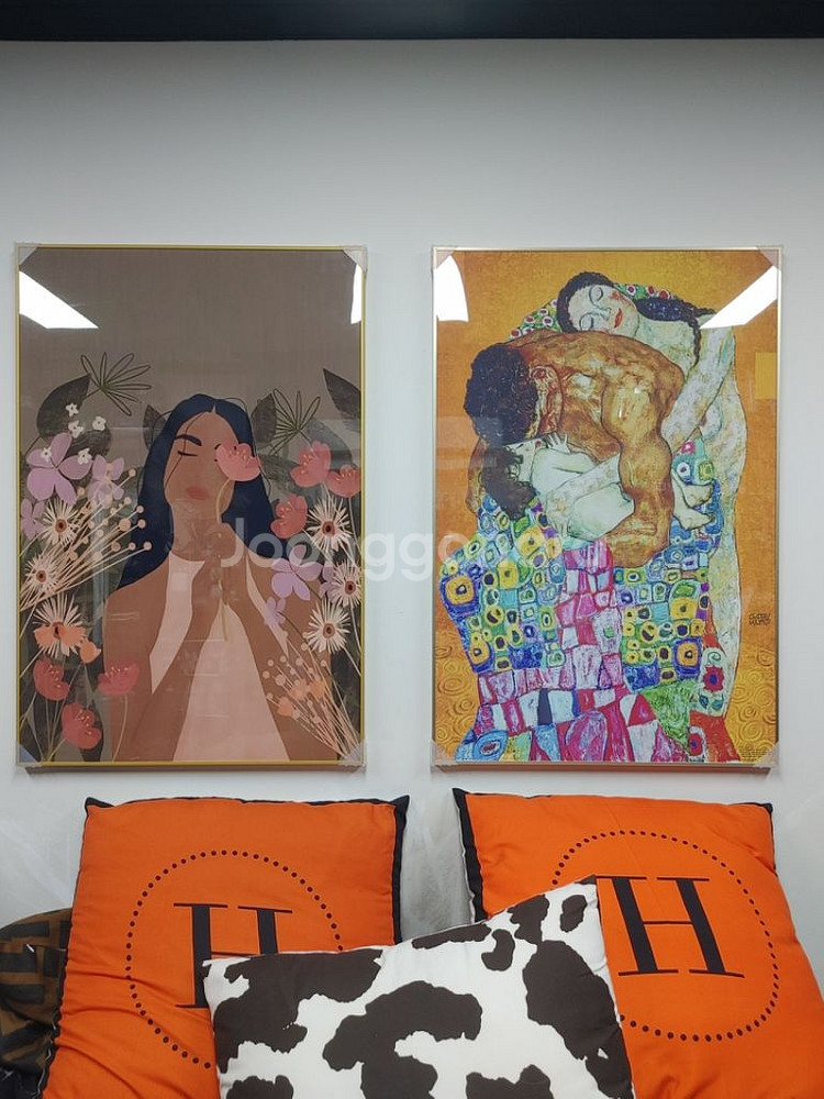 럭셔리 플라워 여인 대형 꽃 그림액자 인테리어액자 소품--7