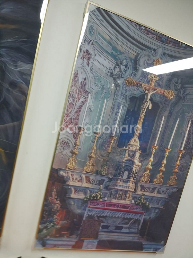 사자그림 동물 교회 성화 대형 그림 액자 인테리어소품--7