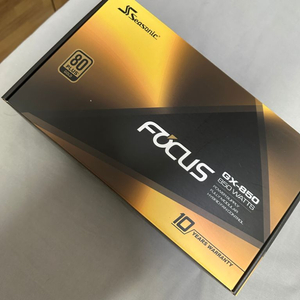 시소닉 포커스 풀모듈러 골드 850w gx-850