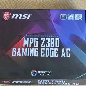 msi mpg z390 gaming edge 게이밍엣지