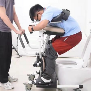 장애인 화장실 이동 휠체어 전동