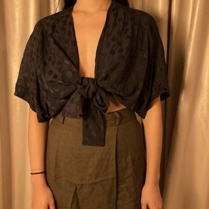 빈티지 Vintage Silk Blouse Shirt