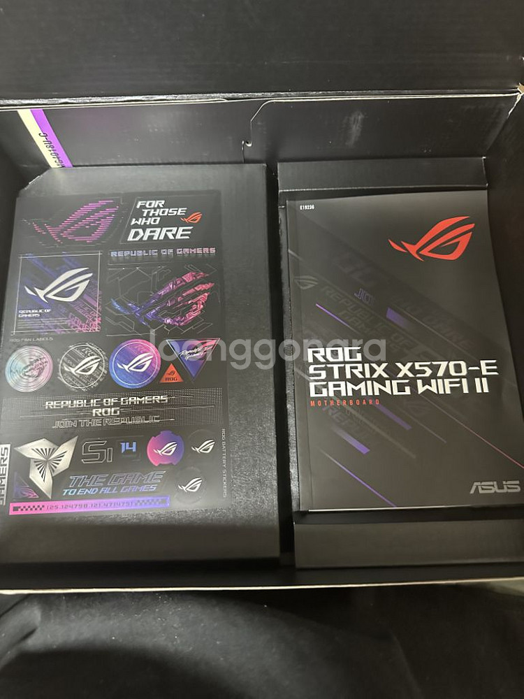 미사용 x570 rog strix-e gaming--5