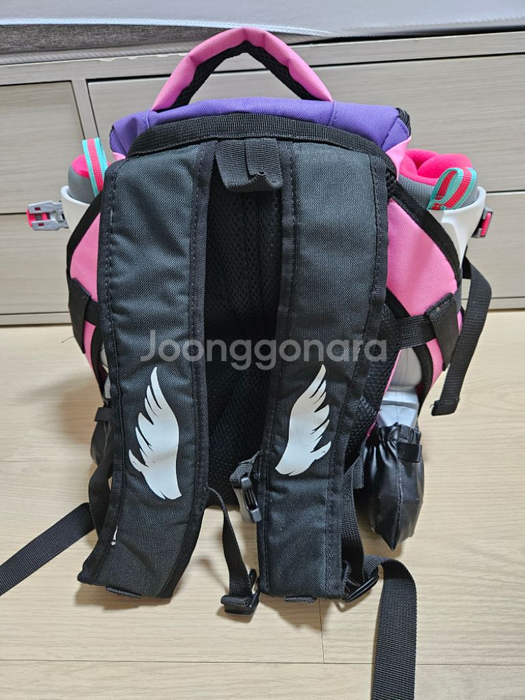 롤러블레이드인라인(여자아동)+보호대+가방세트--3