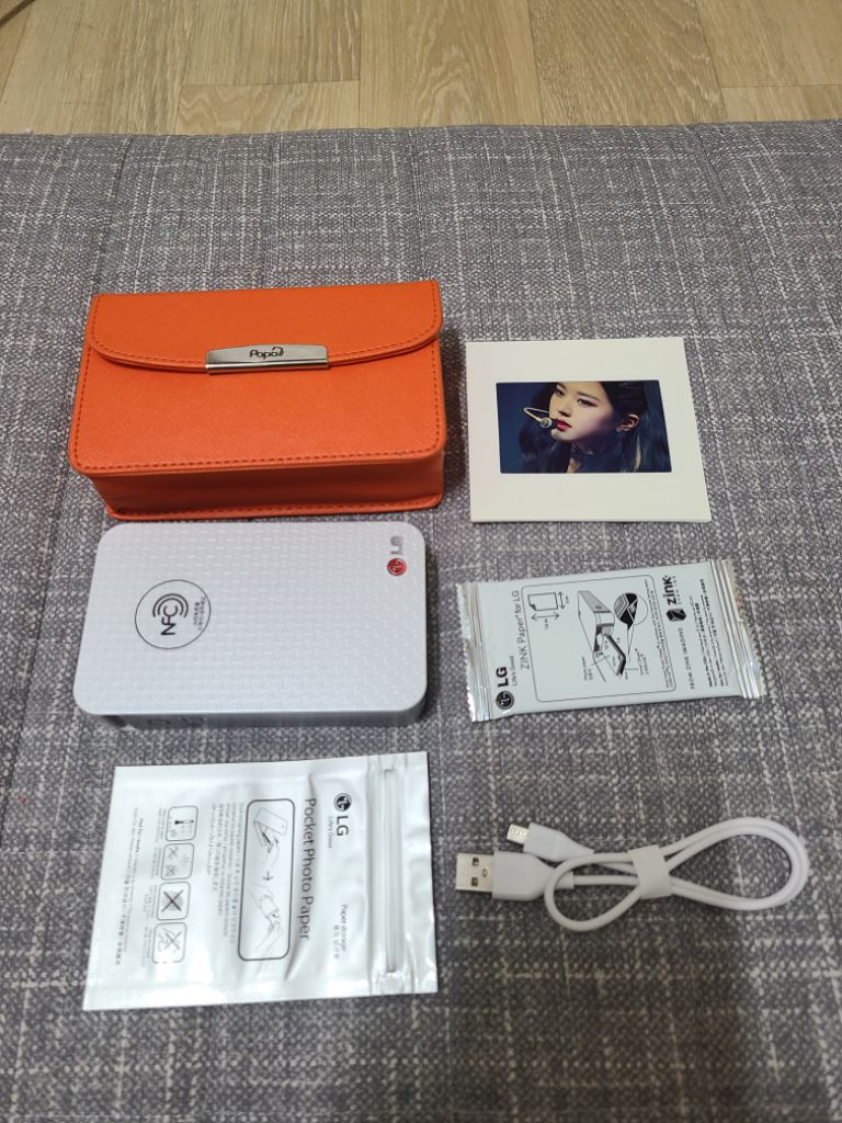 LG 포켓포토 1 +미개봉인화지10장 + 케이블 + 케