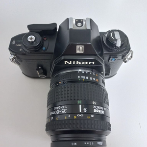 니콘 em, nikkor 35-80 렌즈, 상태 A급
