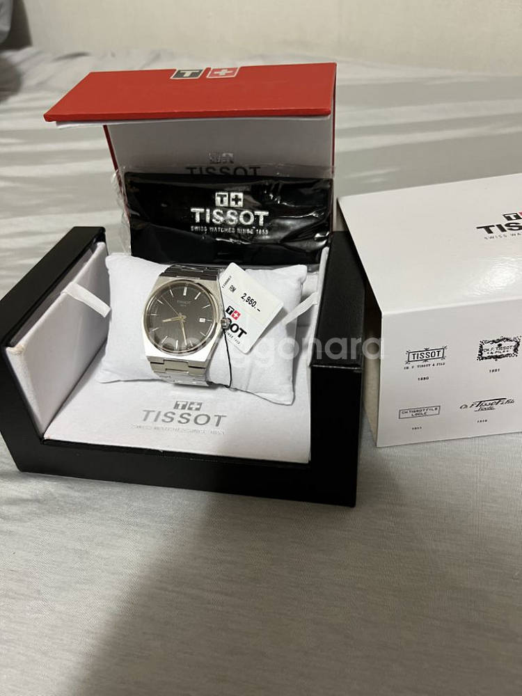 티쏘 PRX 쿼츠 40mm 검판 민트급 풀박 최저가--1