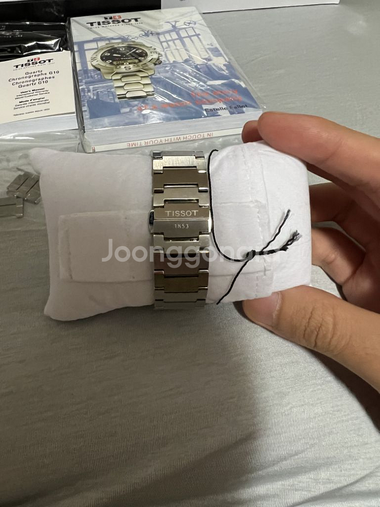 티쏘 PRX 쿼츠 40mm 검판 민트급 풀박 최저가--4