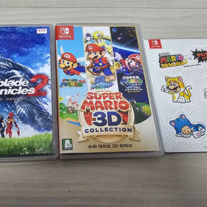 닌텐도 스위치 제노블 2, 마리오 3d 컬렉션 팝니다.
