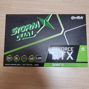 이엠텍 rtx3060ti 22,10월 구매 팔아요.