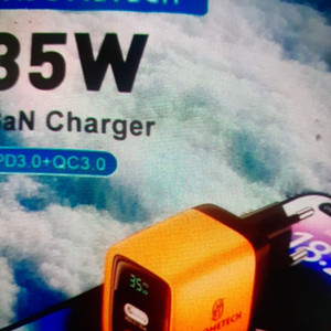 35w초고속 충전기 LED 패널 2in1 c타입 usb