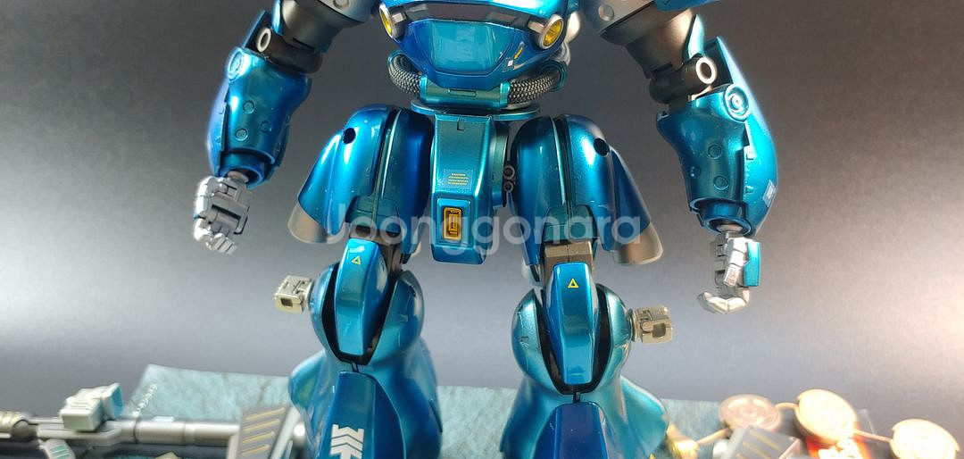 MG 캠퍼 풀도색작 건담 반다이 건프라 프라모델--2