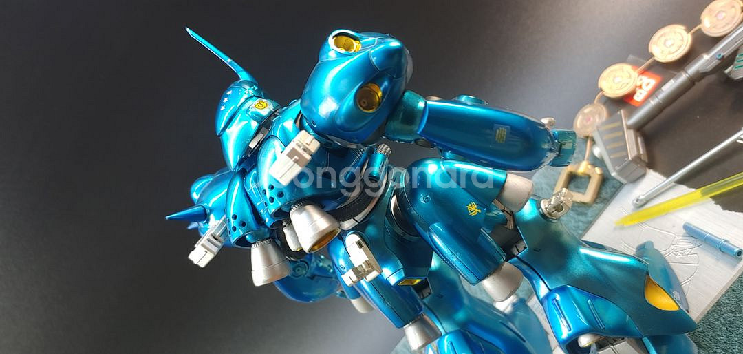 MG 캠퍼 풀도색작 건담 반다이 건프라 프라모델--8