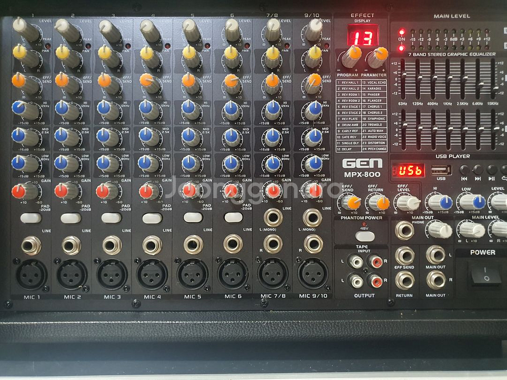 파워드 믹서 앰프 GEN MPX-800--3