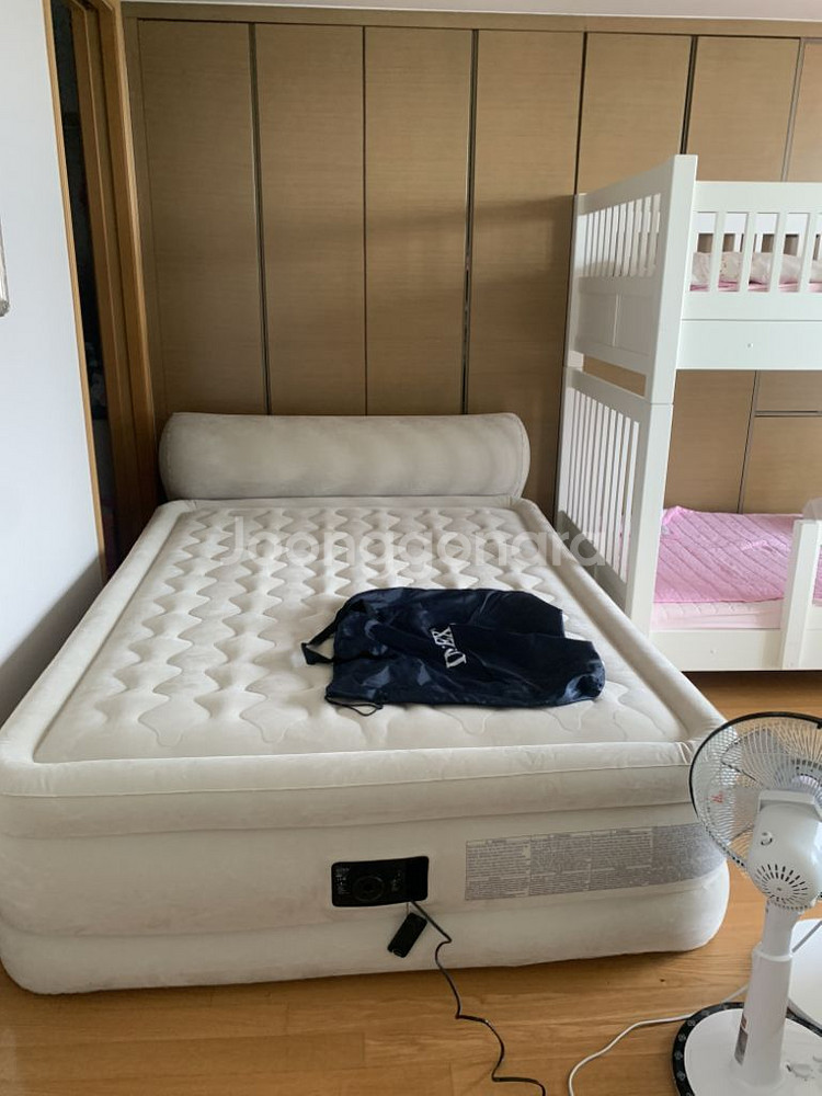 인텍스 프리미움 벨벳 에어베드(헤드포함) 퀸사이즈 전동--0