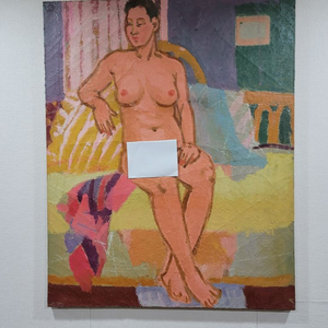 조혜숙작가 유화 그림 30호 여인2