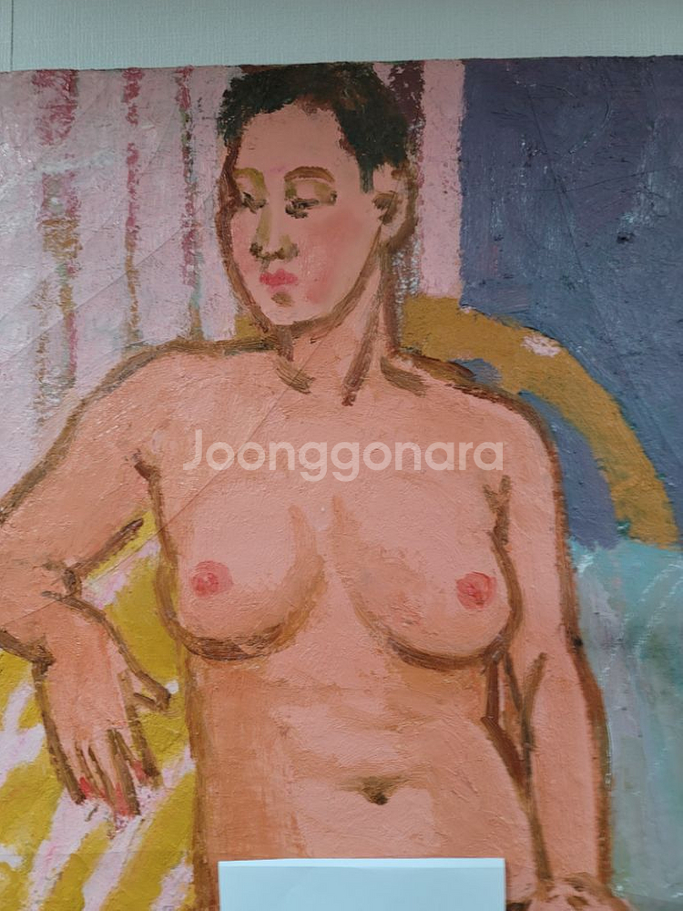 조혜숙작가 유화 그림 30호 여인2--8