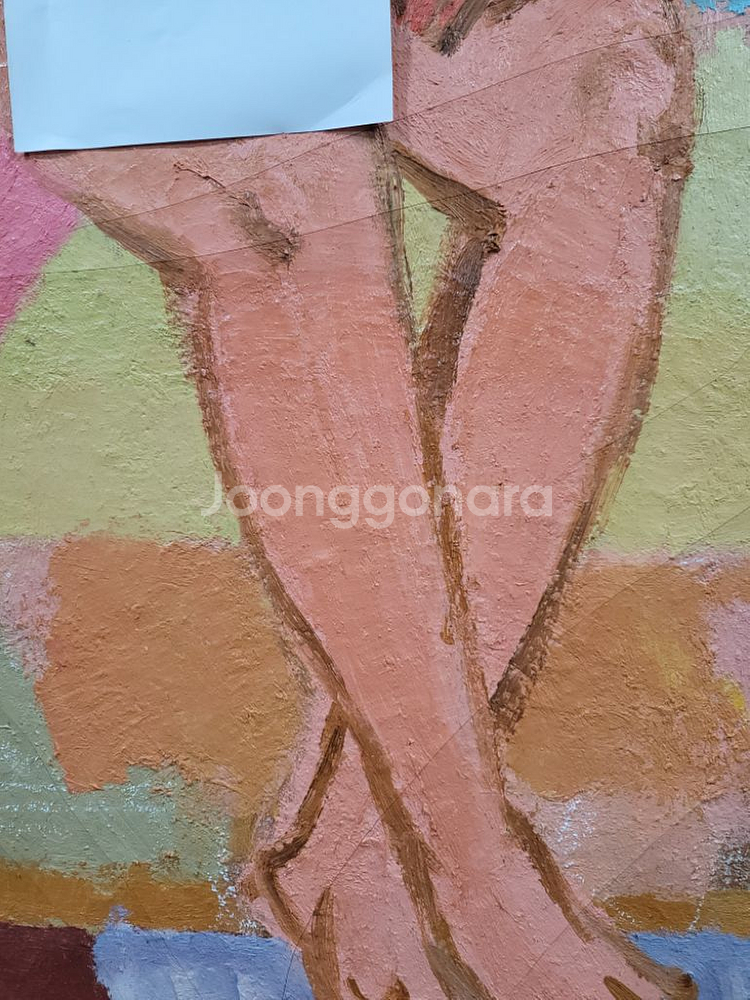 조혜숙작가 유화 그림 30호 여인2--7