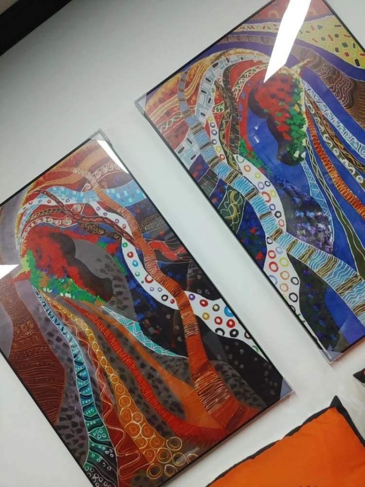 미쏘니 환상마 말그림 말액자 대형 가림 액자 인테리어 이미지