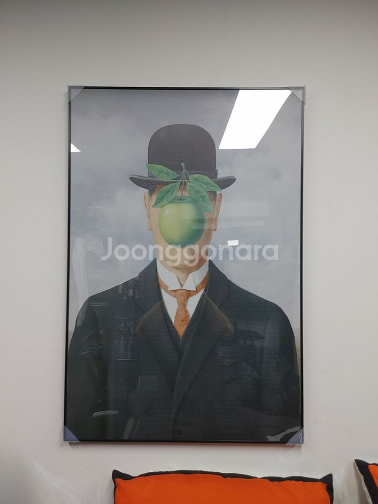 사과 신사 대형 럭셔리 그림 액자 감성 인테리어액자--1