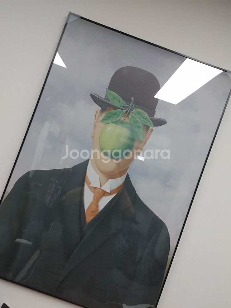 사과 신사 대형 럭셔리 그림 액자 감성 인테리어액자--3