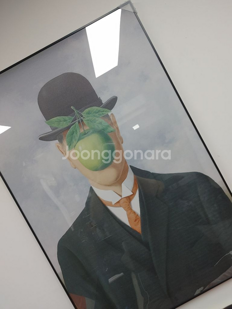 사과 신사 대형 럭셔리 그림 액자 감성 인테리어액자--2