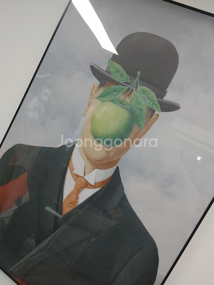 사과 신사 대형 럭셔리 그림 액자 감성 인테리어액자--5