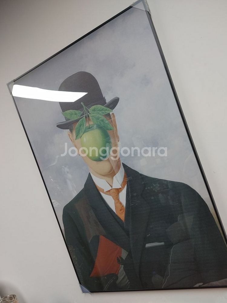 사과 신사 대형 럭셔리 그림 액자 감성 인테리어액자--4