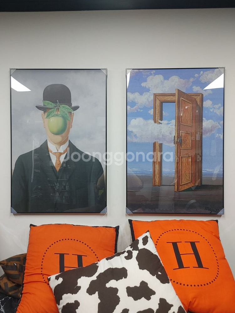 사과 신사 대형 럭셔리 그림 액자 감성 인테리어액자--6