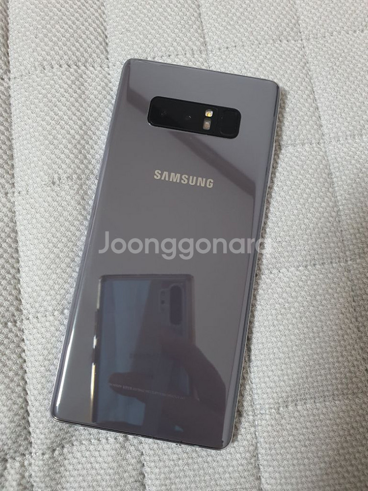 삼성 갤럭시 노트8 64GB 오키드그레이 액정 깨짐--1