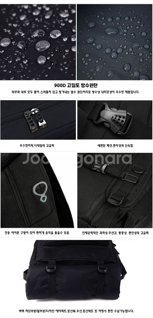 무료배송 15형 백팩 + 슬링백 + 레인커버 사은품--6