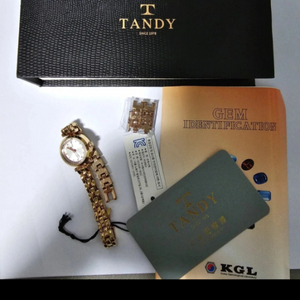 텐디(TANDY) 정품 다이아몬드 여성 시계