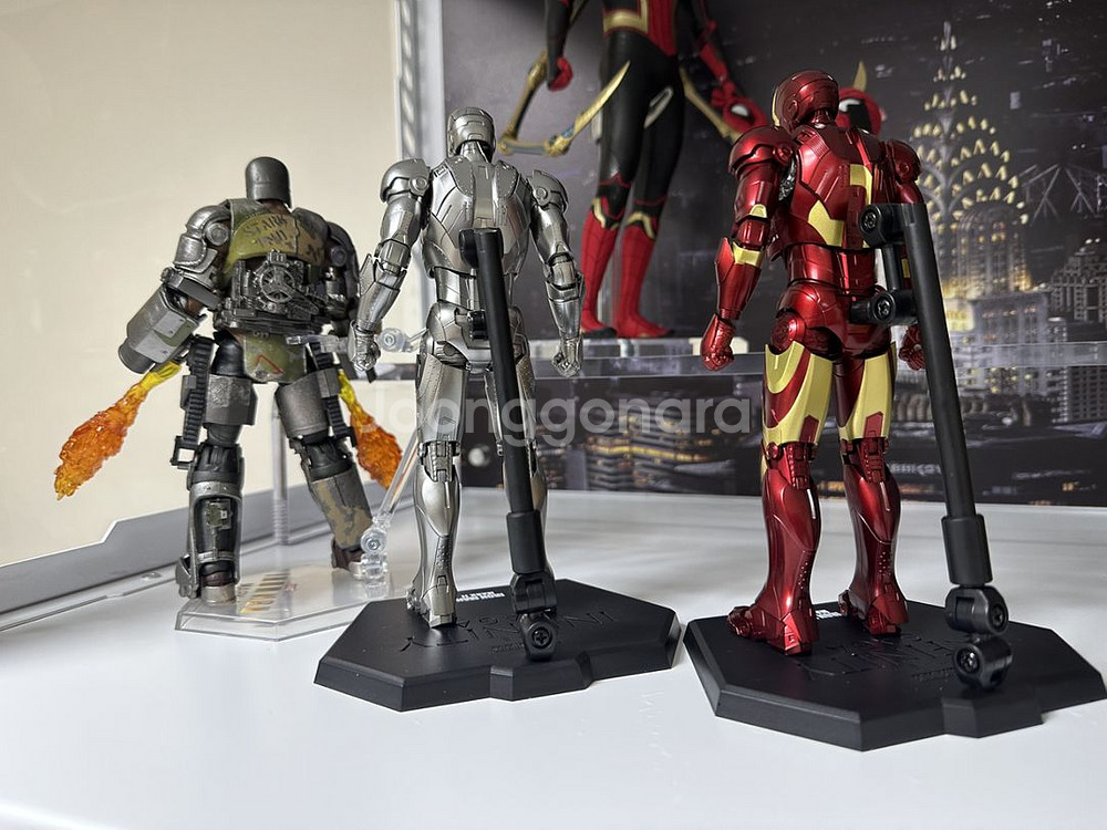 쓰리제로 dlx 아이언맨 마크2, 마크3 ZD toys--1