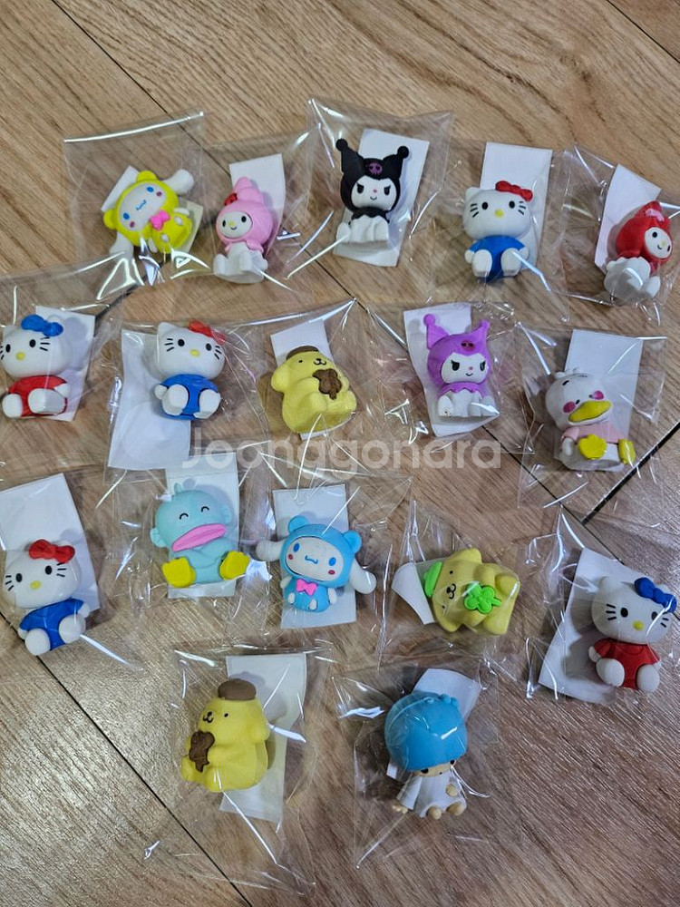 산리오 랜덤 지우개, 지우개깡, 덤 있음--0