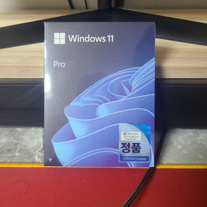 미개봉 윈도우11프로 FPP 처음사용자용 판매합니다 윈