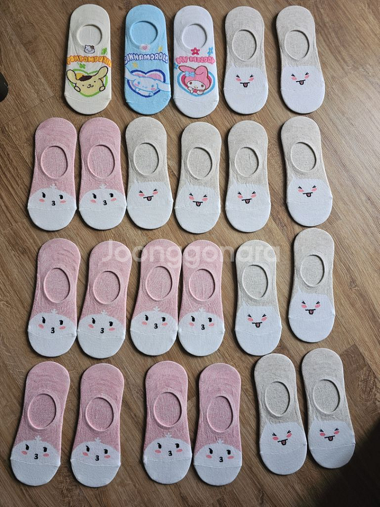 캐릭터 페이크삭스 23켤레 팝니다!--0