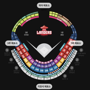 9월23일(토) ssgVS 롯데 1루 응원지정석 팝니다