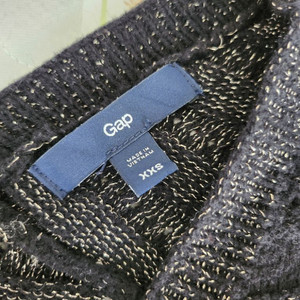 갭 니트 롱조끼