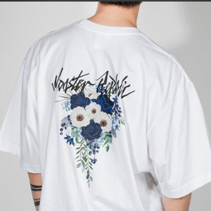 몬스터리퍼블릭 플라워 반팔 티셔츠(2023 5월구매)