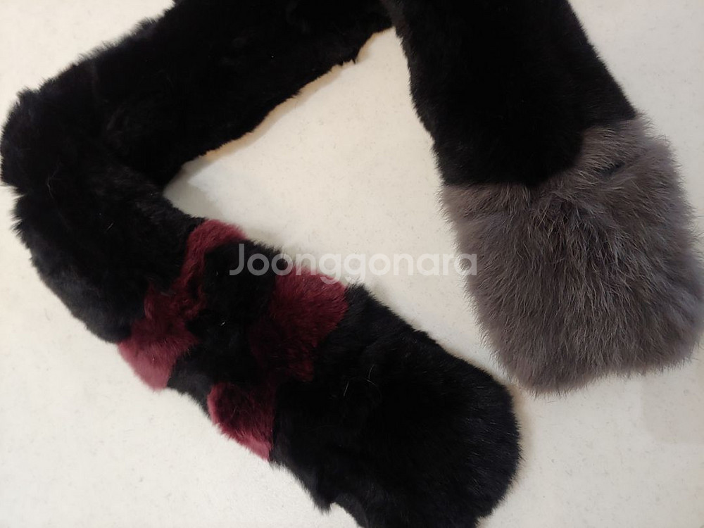 렉스(토끼털)목도리--3