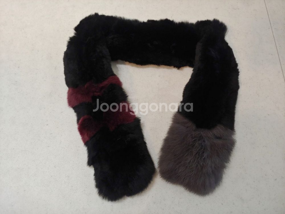 렉스(토끼털)목도리--2
