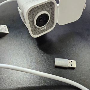 로지텍 스트림캠 (usb3.0젠더 포함)