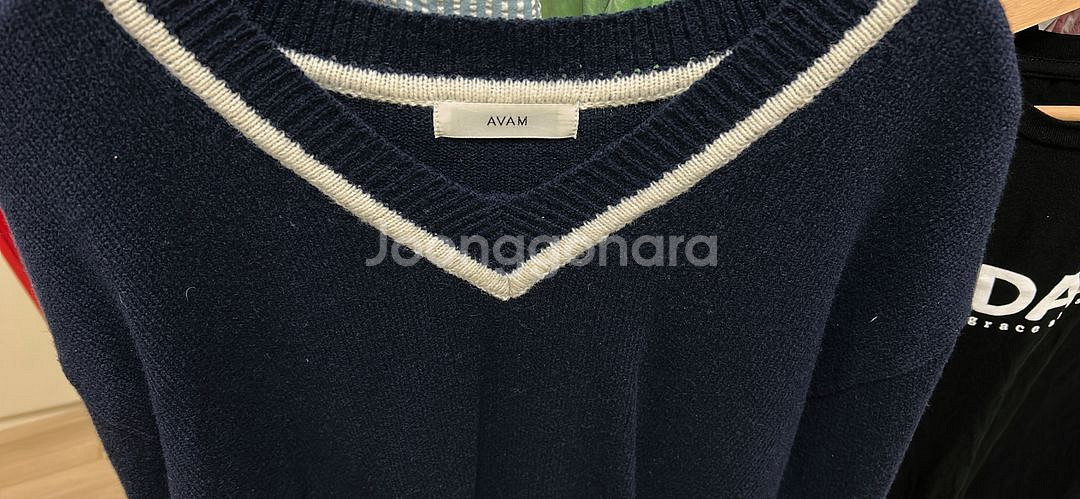 [헬로시모네] 자스민 네이비 스웨터 AW25-JSWN main image 0